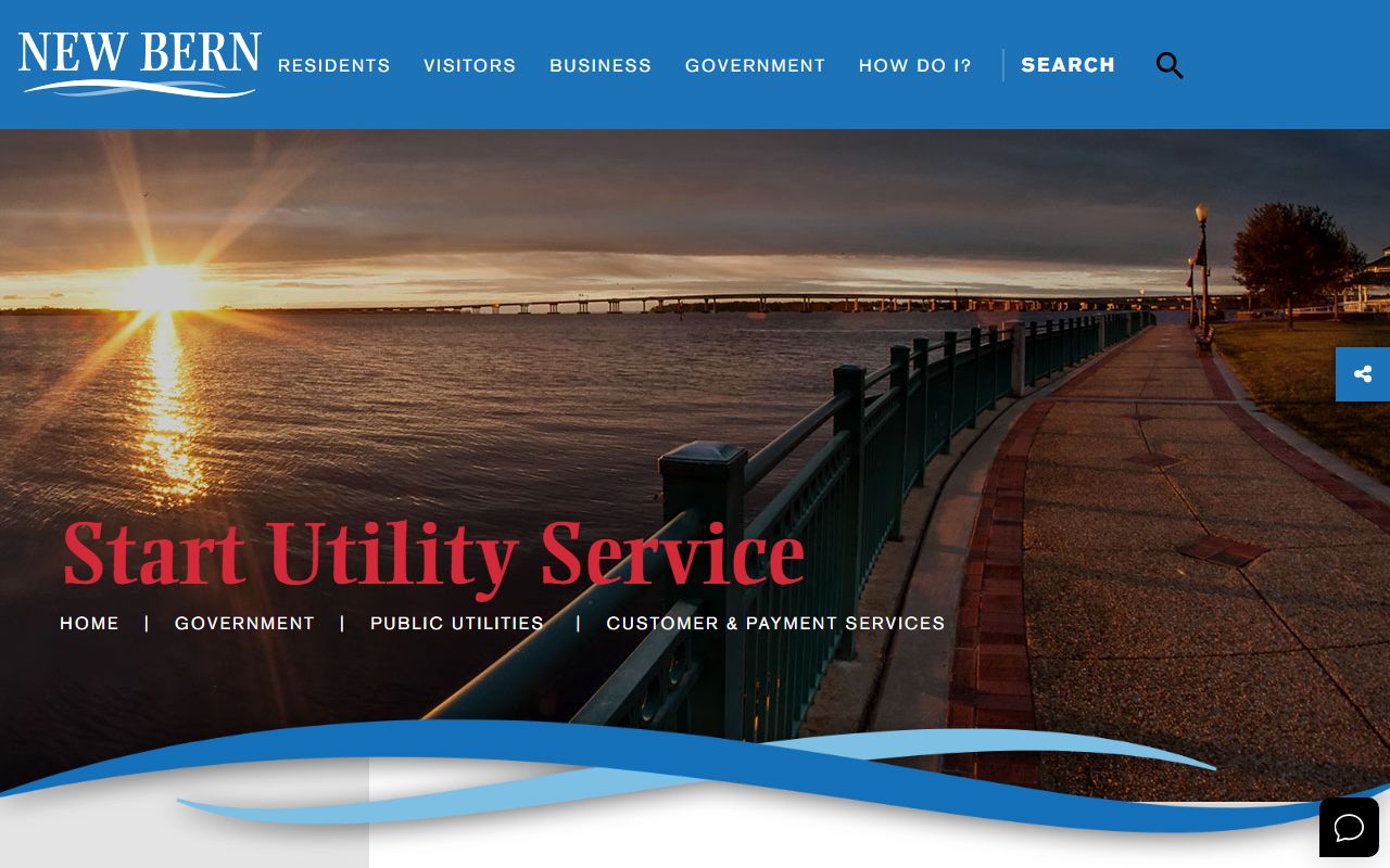 New Bern phone directory utility customer service and outage contacts